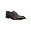 Giày lười nam kiểu Penny loafers mũi nhọn may viền xám GDNGLN0004-VB