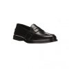 Giày lười nam kiểu Penny loafers mũi tròn may viền đen GDNGLN0008-VB