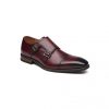 Giày tây nam kiểu hai móc khóa xỏ kim Bordeaux phối màu GDNGTN0007-VB