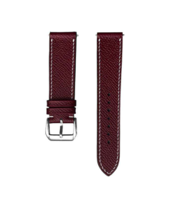 Dây da đồng hồ GRANT09 - Epsom Leather - Maroon Color